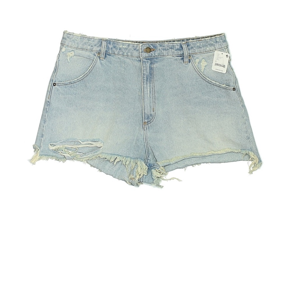 Rolla's Dusters Short in the Layla Bleach wash Cheeky Denim High Rise Slim 33 - Picture 2 of 6